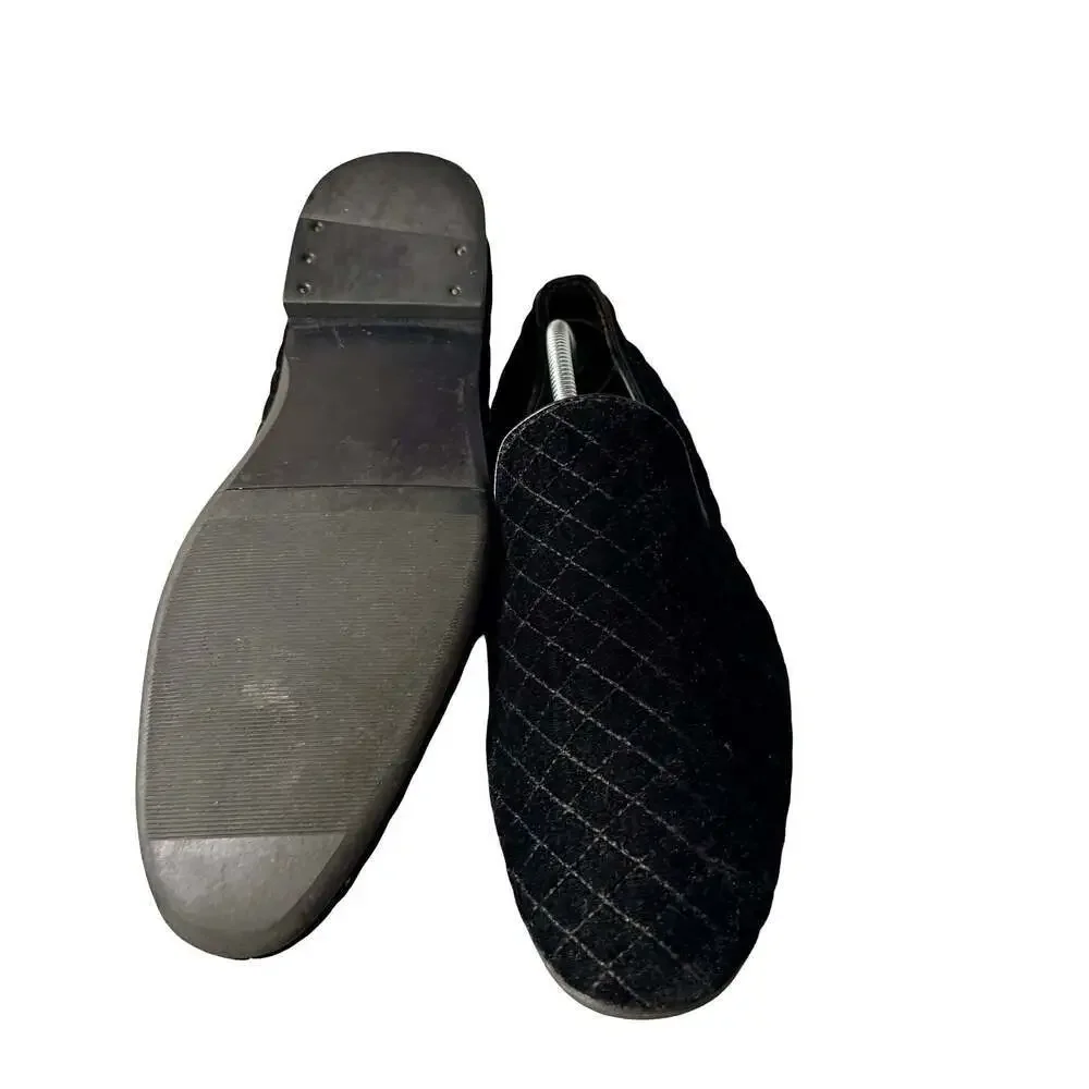 Giorgio Brutini Chatwal Quilted Velvet Slip-On Loafers size 8